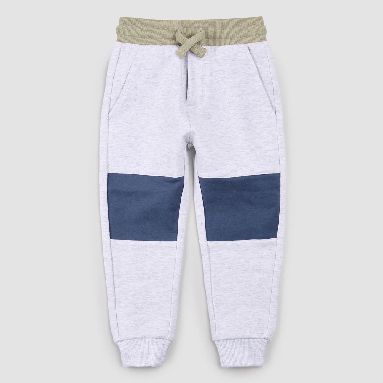 Miles the Label Blue Patch Jogger

Light Heather Grey