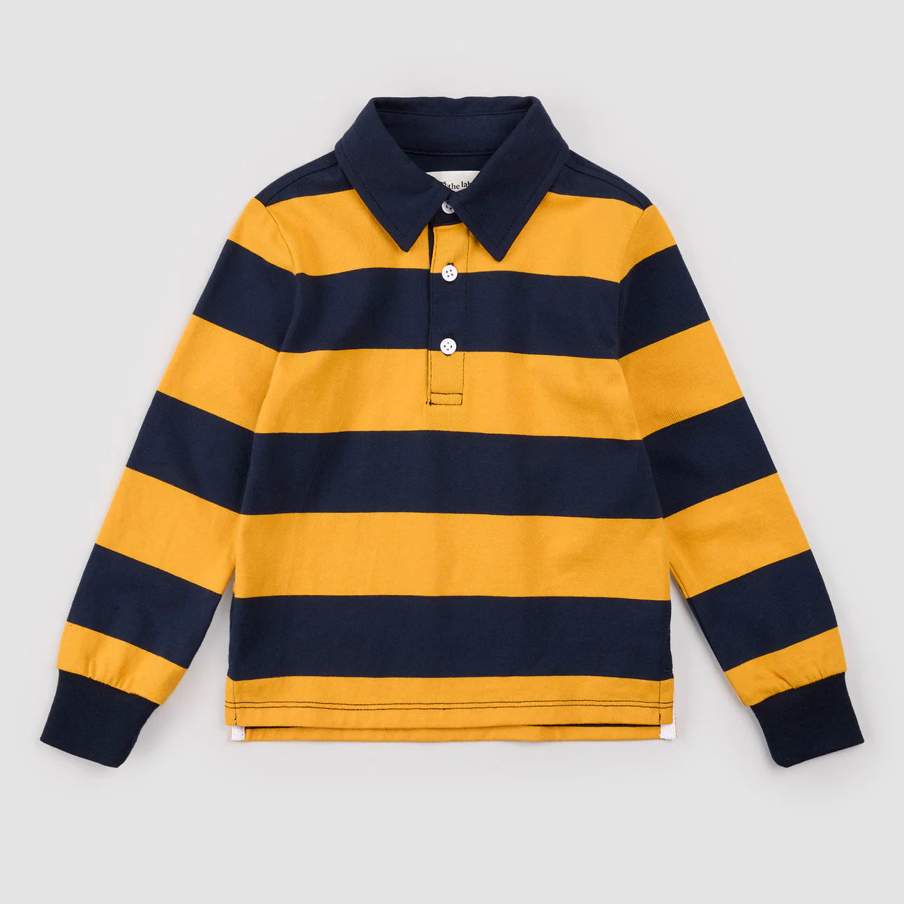 Miles the Label Rugby Striped Polo

Navy & Spruce Yellow