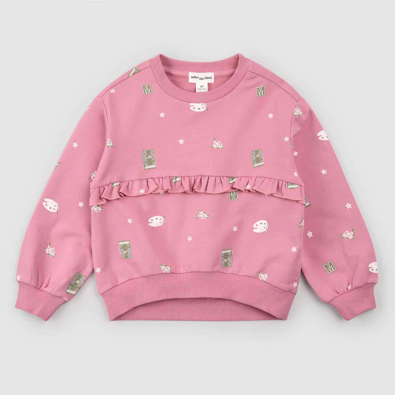 Miles the Label Art Class Print Sweatshirt
Dusty Pink