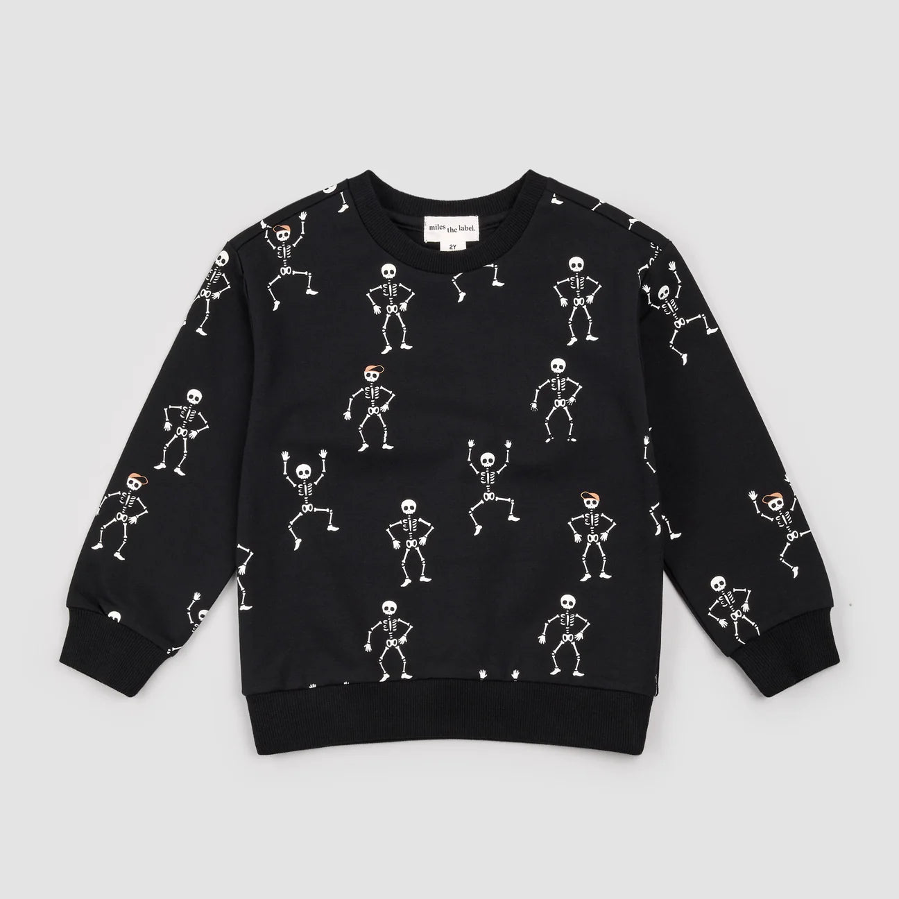 Miles the Label Dancing Skeletons Sweatshirt
Black Print