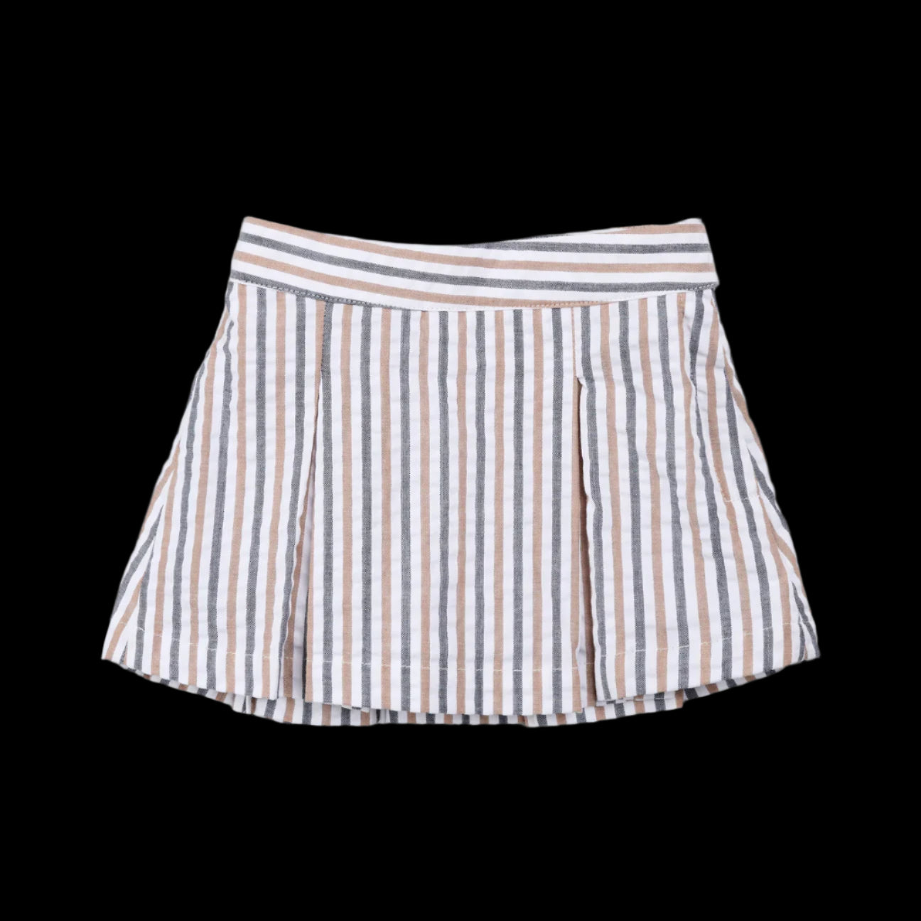 Miles Rosewood Striped Skort