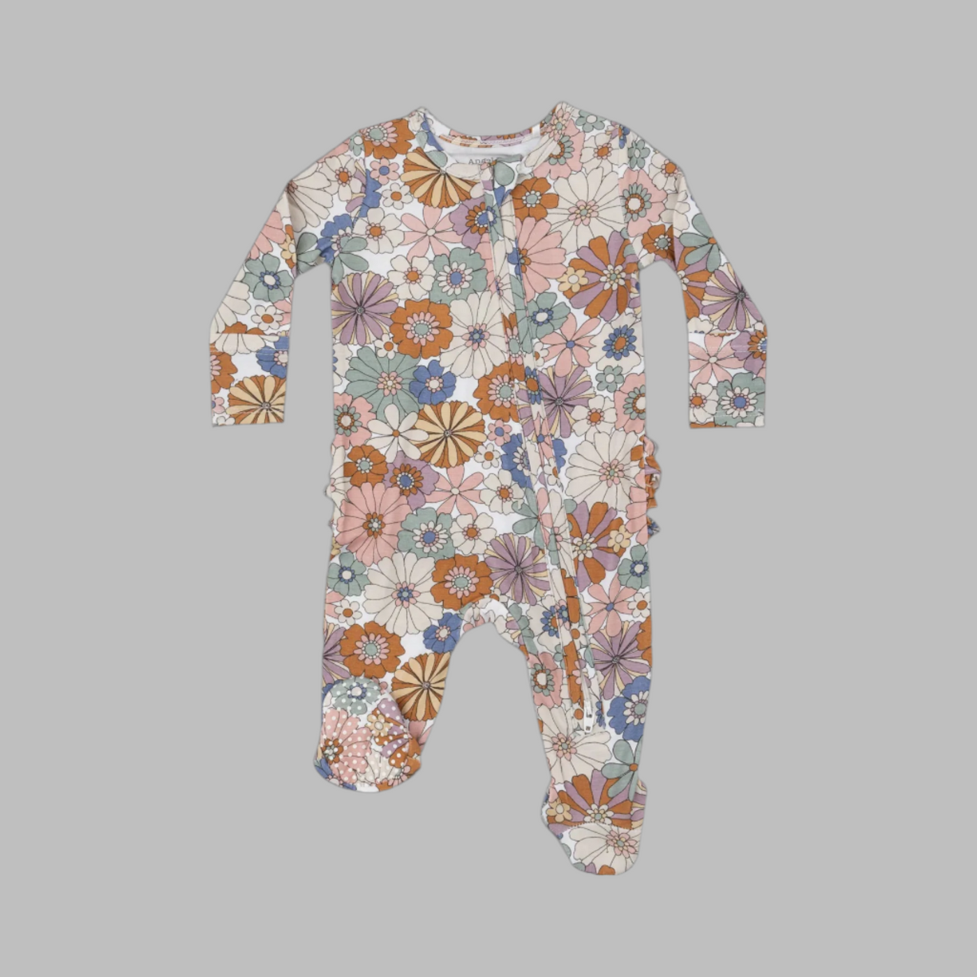 Angel Dear 2-Way Ruffle Zipper Footie