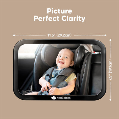 KeaBabies Baby Car Seat Mirror