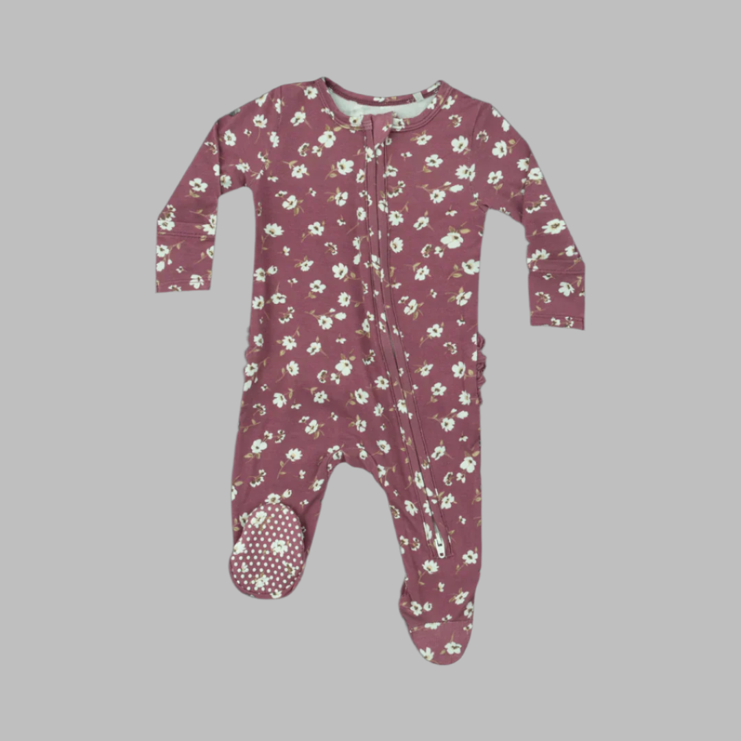 Angel Dear 2-Way Ruffle Zipper Footie