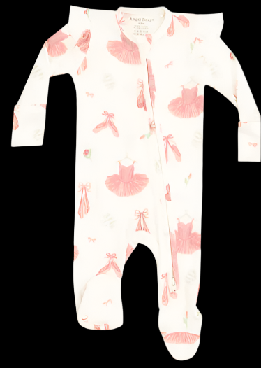 Angel Dear 2-Way Ruffle Zipper Footie