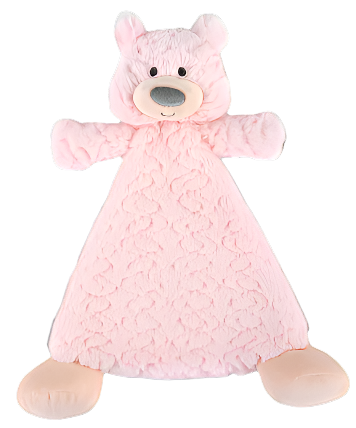 Demdaco Nat & Jules Cozies Rattle Blankies