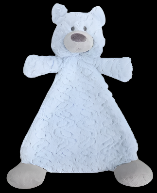 Demdaco Nat & Jules Cozies Rattle Blankies