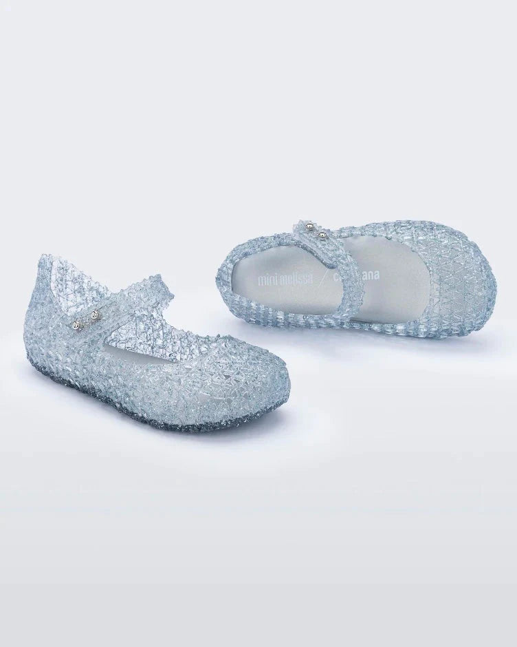 Mini Melissa Campana Shoe  Glitter Clear