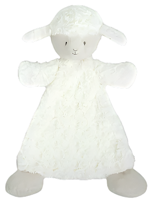 Demdaco Nat & Jules Cozies Rattle Blankies