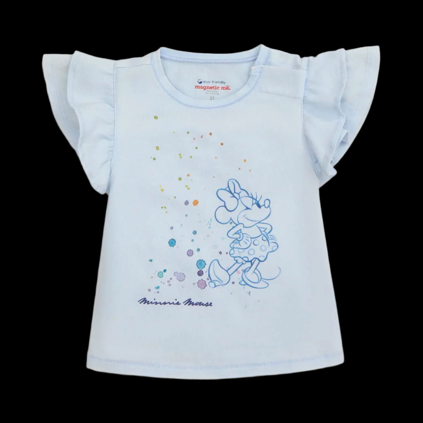 Minnie Dbl Ruffle Tee