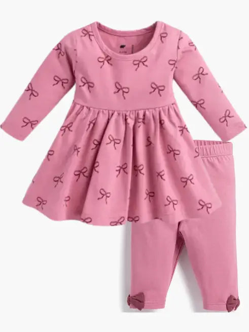 Monica + Andy Babydoll Dress + Leggings Set

Pink Ribbons