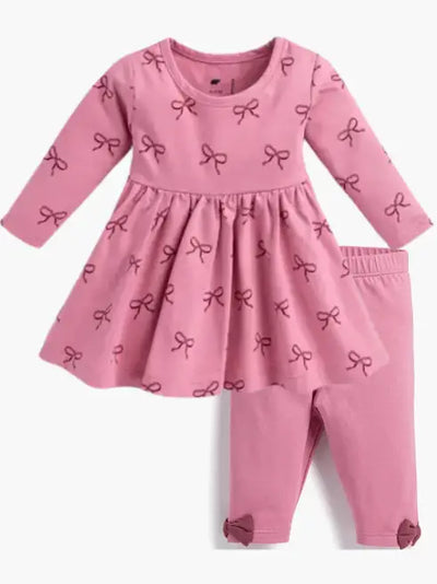 Monica + Andy Babydoll Dress + Leggings Set

Pink Ribbons