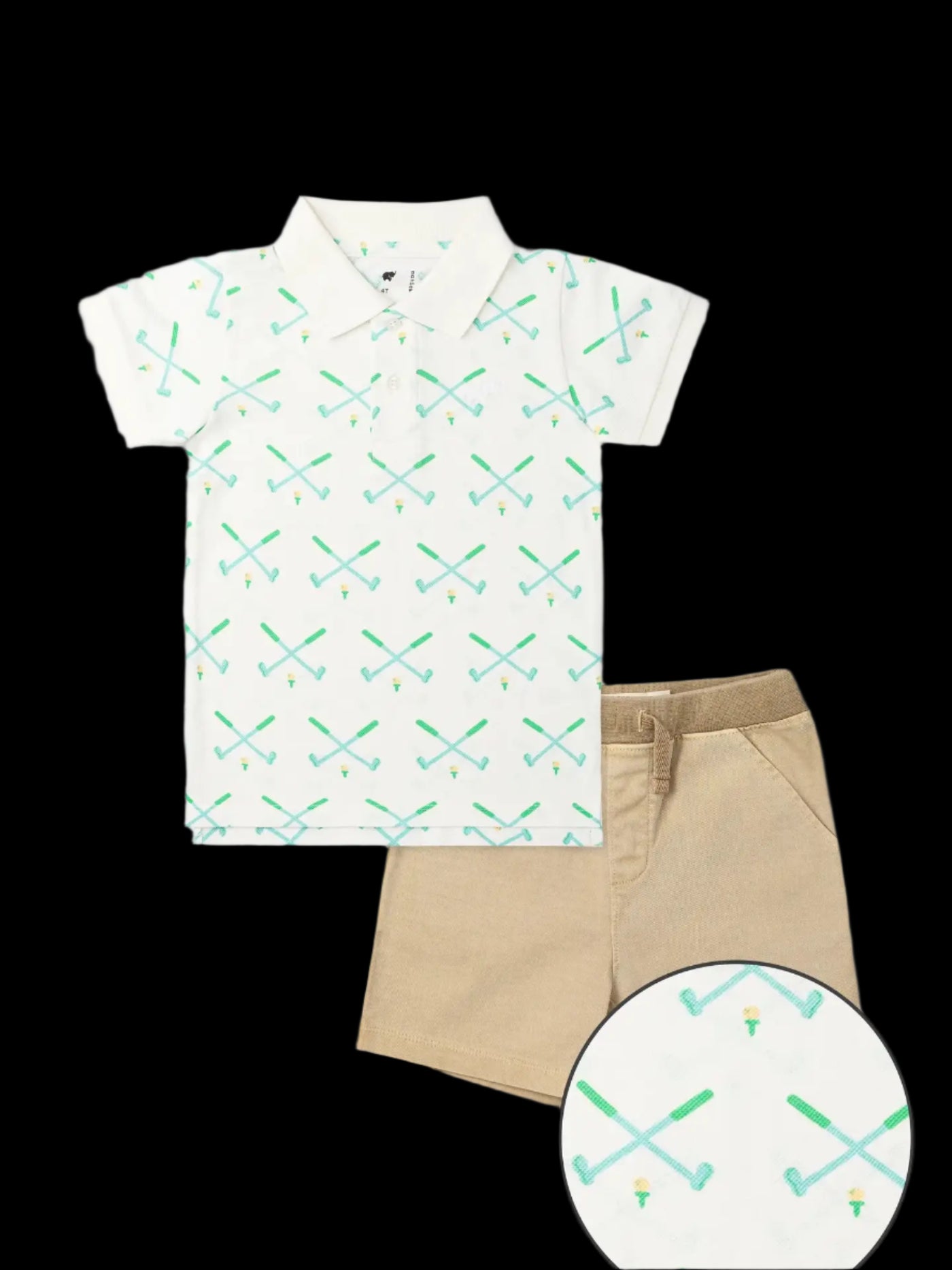 Monica + Andy Short Sleeve Polo + Shorts Set

Golf Day