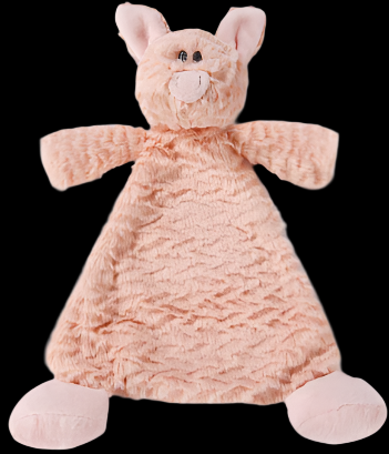 Demdaco Nat & Jules Cozies Rattle Blankies