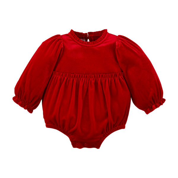 Mud Pie Velvet Bubble - Red