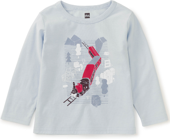 Tea Collection “Train Town” Baby Tee