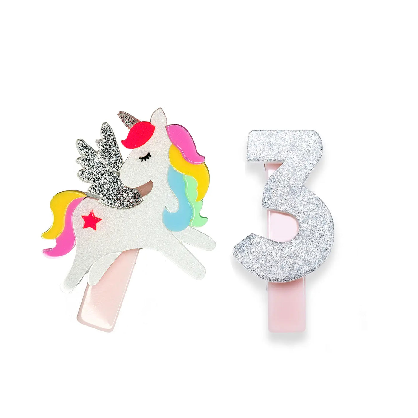 Lilies & Roses Unicorn Birthdays Alligator Clips + More Options