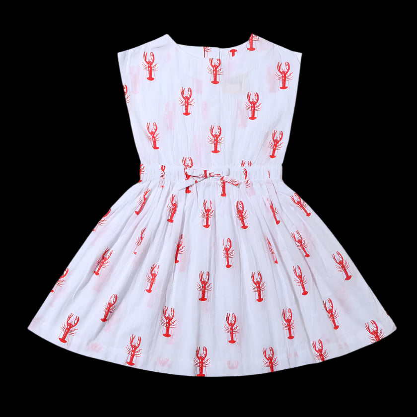 Vignette "Saylor" Dress Nautical Lobster
