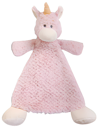 Demdaco Nat & Jules Cozies Rattle Blankies