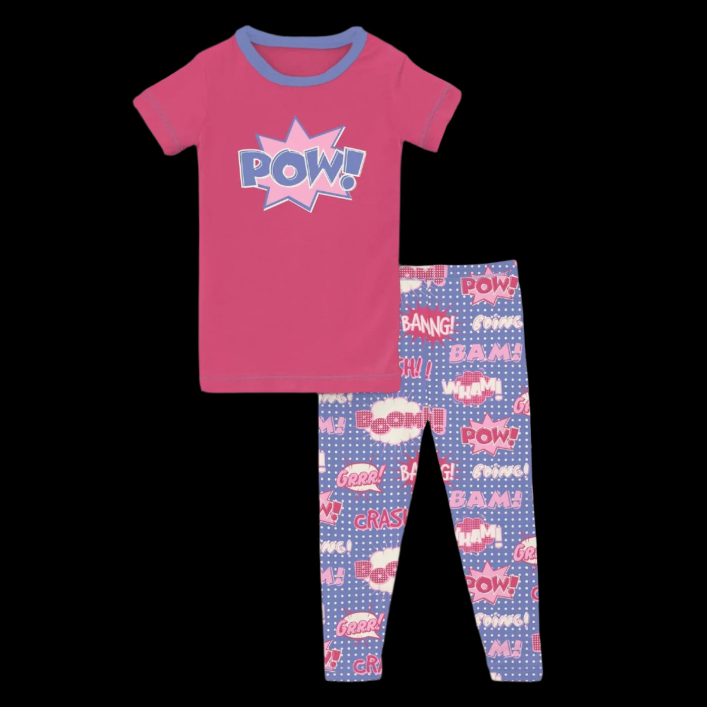 Kickee Pants Short Sleeve Graphic Tee PJ Set