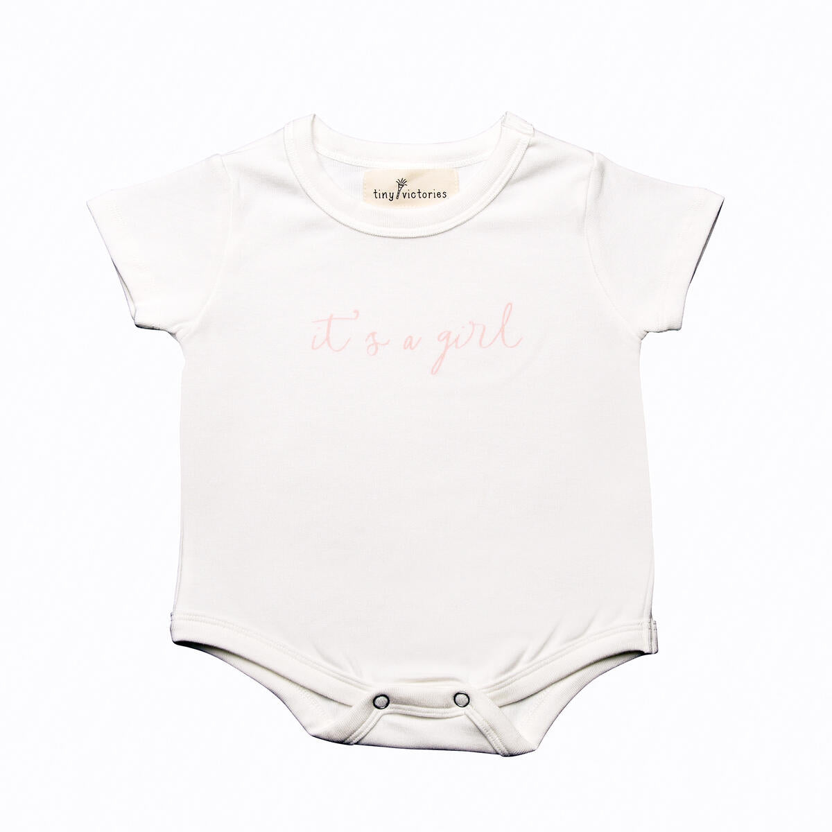 Tiny Victories "New Baby" Short Sleeve Onesie