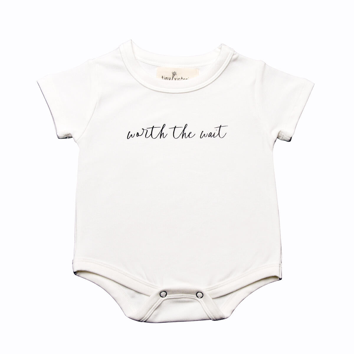 Tiny Victories New Baby Short Sleeve Onesie + More Options