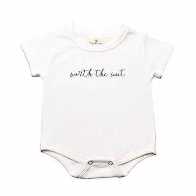 Tiny Victories "New Baby" Short Sleeve Onesie