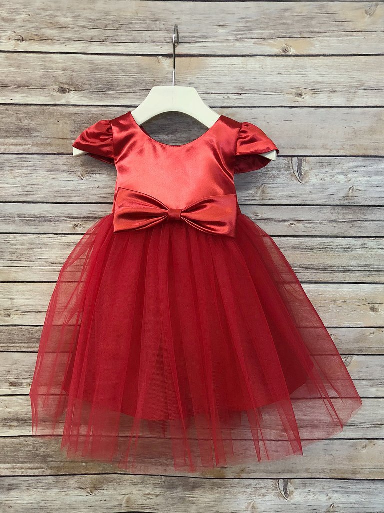 Petite Adele Regina Dress Red