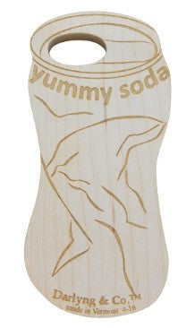 Organic Wooden Soda Can Teether